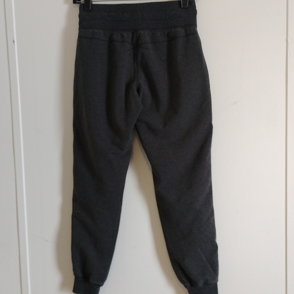 Lululemon Comfy As Sweat PantHeathered Black Size 4 - Picture 10 of 14